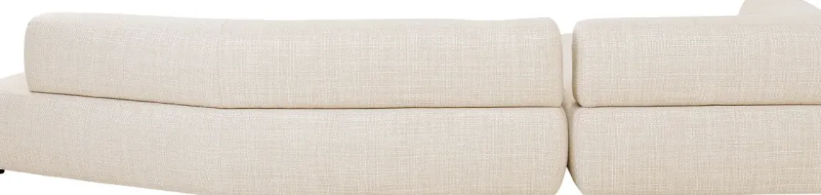 Hörnsoffa Bow - Cream Vänster - KARE Design