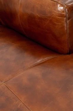 Hörnsoffa Cubetto - Brunt Läder, 170x270cm - KARE Design
