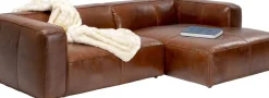 Hörnsoffa Cubetto Divan - Brun Läder - KARE Design