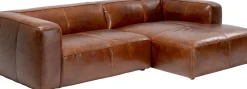 Hörnsoffa Cubetto Divan - Brun Läder - KARE Design