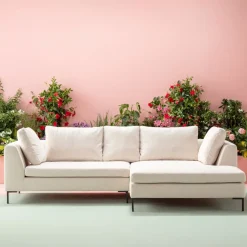 Hörnsoffa Gianni - Creme Höger, 290x167cm - KARE Design