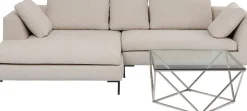 Hörnsoffa Gianni - Creme Vänster, 290x167cm - KARE Design