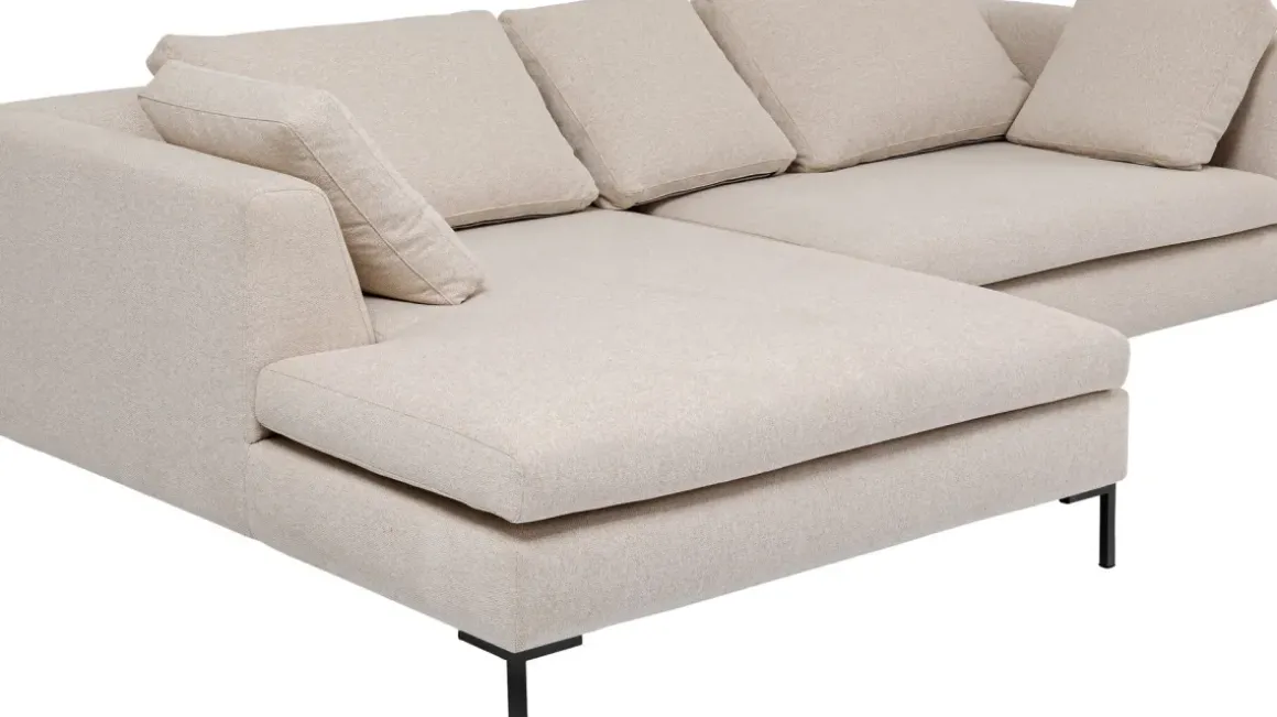 Hörnsoffa Gianni - Creme Vänster, 290x167cm - KARE Design