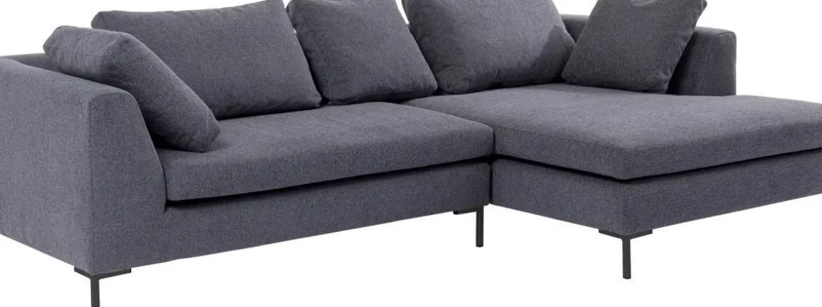 Hörnsoffa Gianni - Grå Höger, 290x167cm - KARE Design