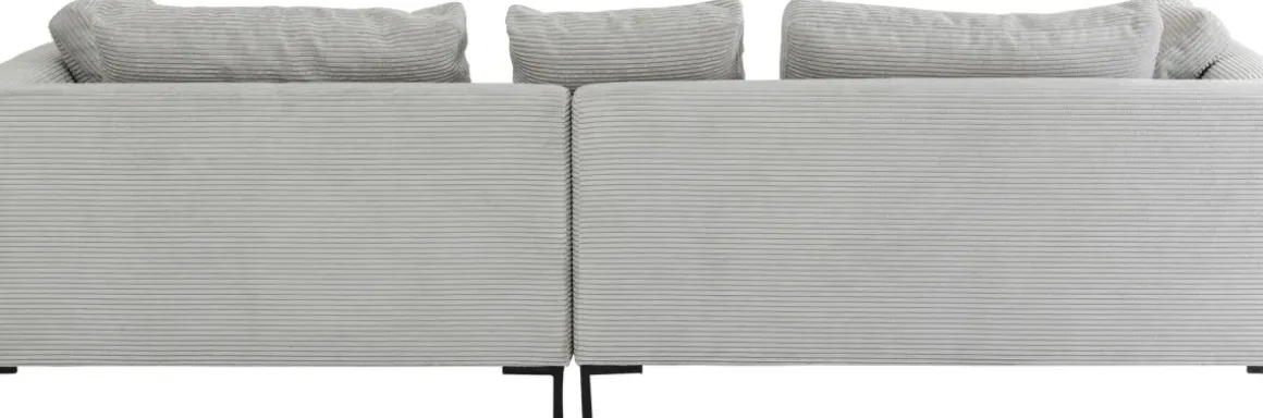 Hörnsoffa Gianni - Grå Manchester Höger, 290x167cm - KARE Design