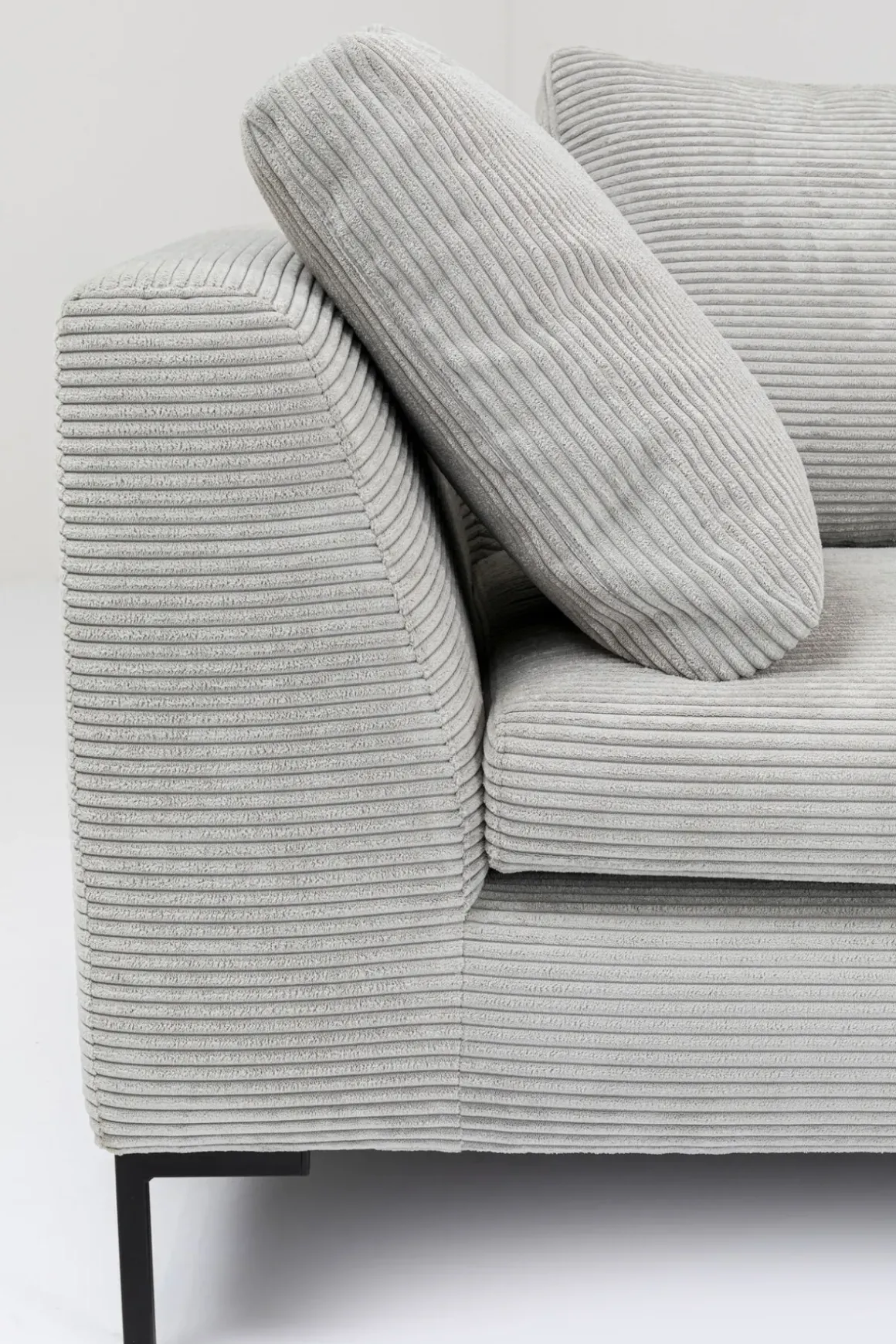 Hörnsoffa Gianni - Grå Manchester Höger, 290x167cm - KARE Design