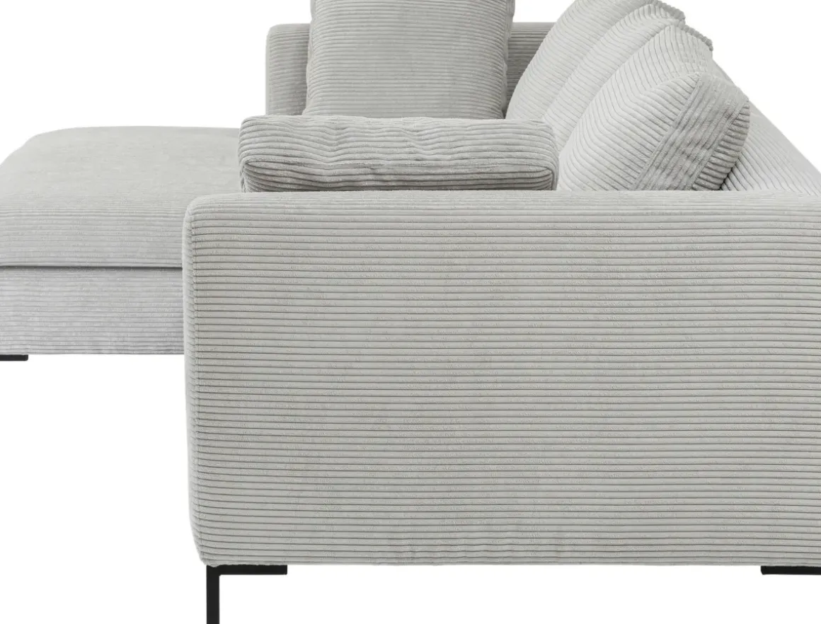 Hörnsoffa Gianni - Grå Manchester Vänster, 290x167cm - KARE Design