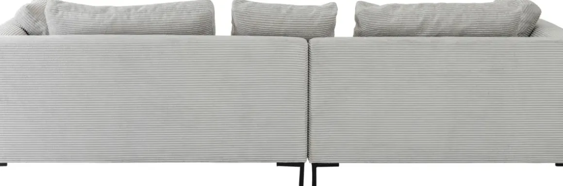 Hörnsoffa Gianni - Grå Manchester Vänster, 290x167cm - KARE Design