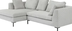 Hörnsoffa Gianni - Grå Manchester Vänster, 290x167cm - KARE Design