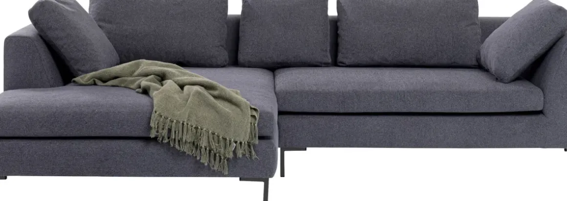 Hörnsoffa Gianni - Grå Vänster, 290x167cm - KARE Design