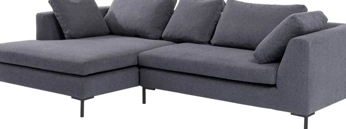 Hörnsoffa Gianni - Grå Vänster, 290x167cm - KARE Design