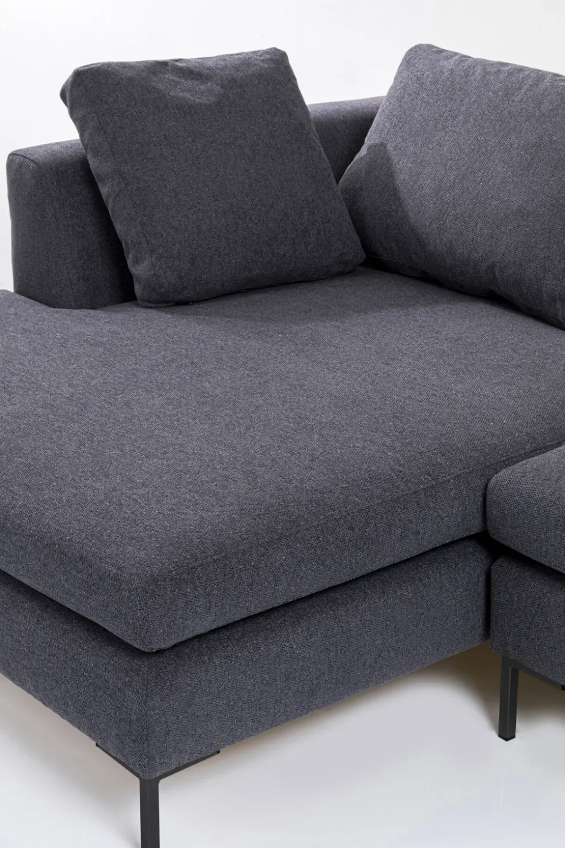 Hörnsoffa Gianni - Grå Vänster, 290x167cm - KARE Design