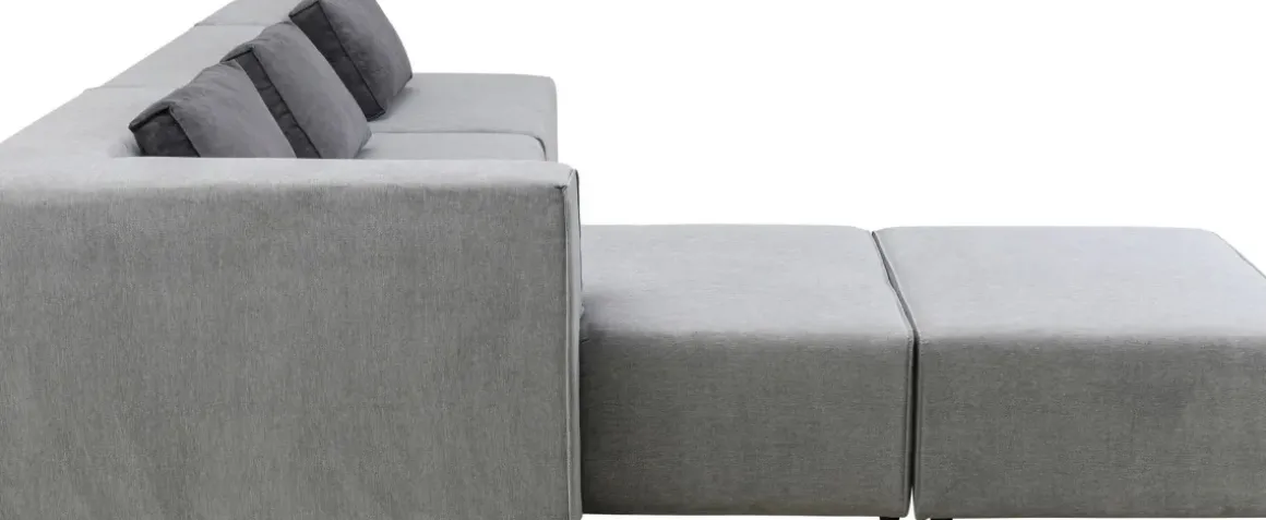 Hörnsoffa Infinity Atlanta - Grå Vänster, 357x182cm - KARE Design