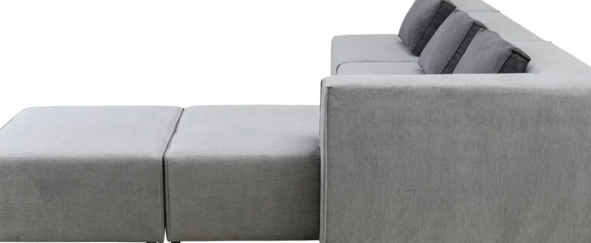 Hörnsoffa Infinity Atlanta Grå Höger, 357x182cm - KARE Design