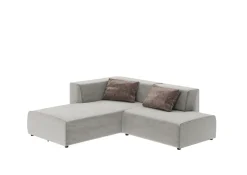 Hörnsoffa Infinity Boston Grå, 237cm - KARE Design