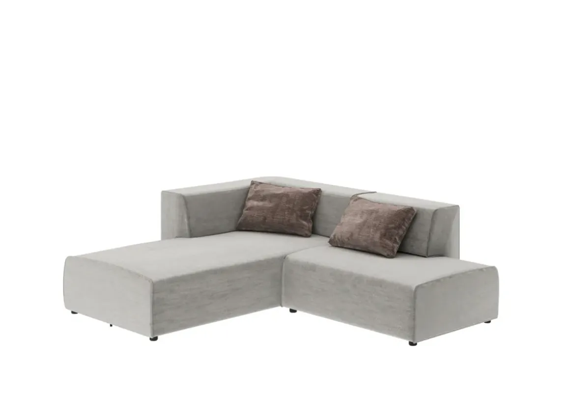Hörnsoffa Infinity Boston Grå, 237cm - KARE Design