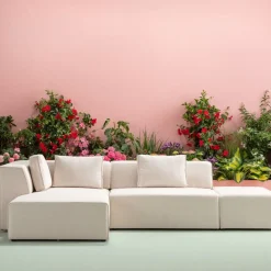 Hörnsoffa Infinity - Creme Vänster, 306x182cm - KARE Design