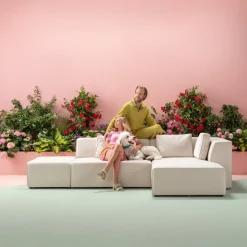 Hörnsoffa Infinity  - Creme Vänster, 306x182cm - KARE Design