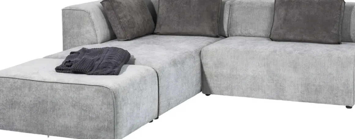 Hörnsoffa Infinity - Grå Vänster, 306x182cm - KARE Design