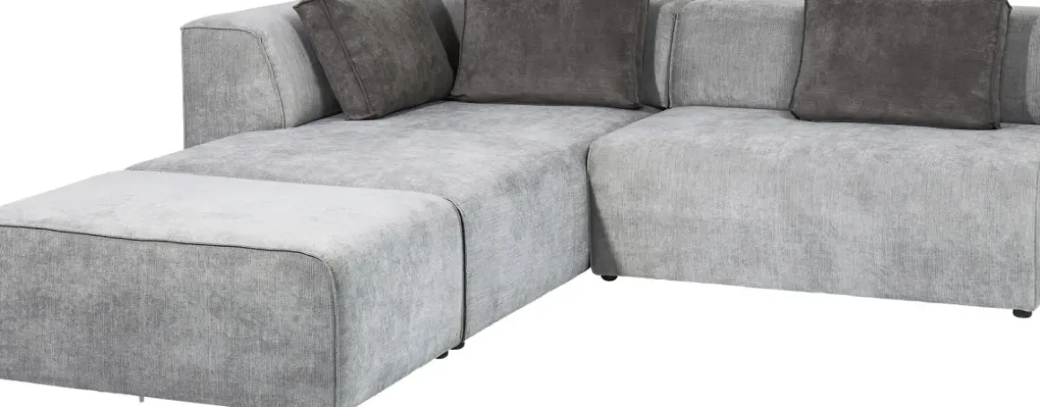 Hörnsoffa Infinity - Grå Vänster, 306x182cm - KARE Design