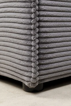 Hörnsoffa Infinity - Med Ottoman, Grå Manchester, Vänster - KARE Design