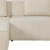 Hörnsoffa Infinity - Med Ottoman, Cream Manchester, vänster - KARE Design