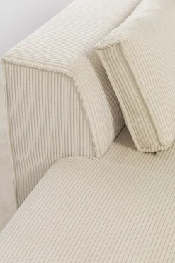Hörnsoffa Infinity - Med Ottoman, Cream Manchester, vänster - KARE Design