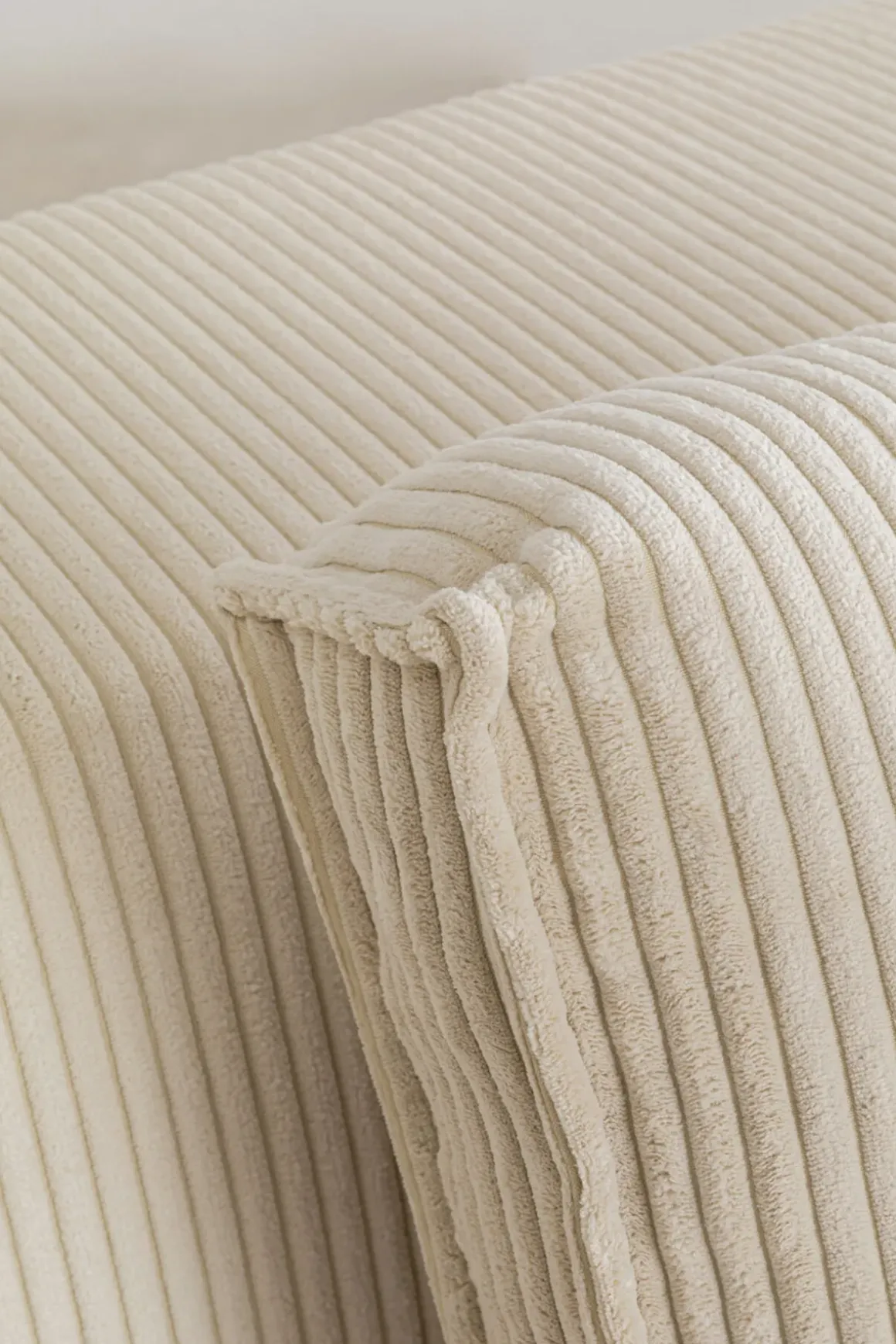 Hörnsoffa Infinity - Med Ottoman, Cream Manchester, vänster - KARE Design