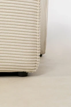 Hörnsoffa Infinity - Med Ottoman, Cream Manchester, vänster - KARE Design