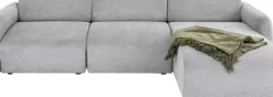 Hörnsoffa Lucca 255cm - Grå Höger - KARE Design