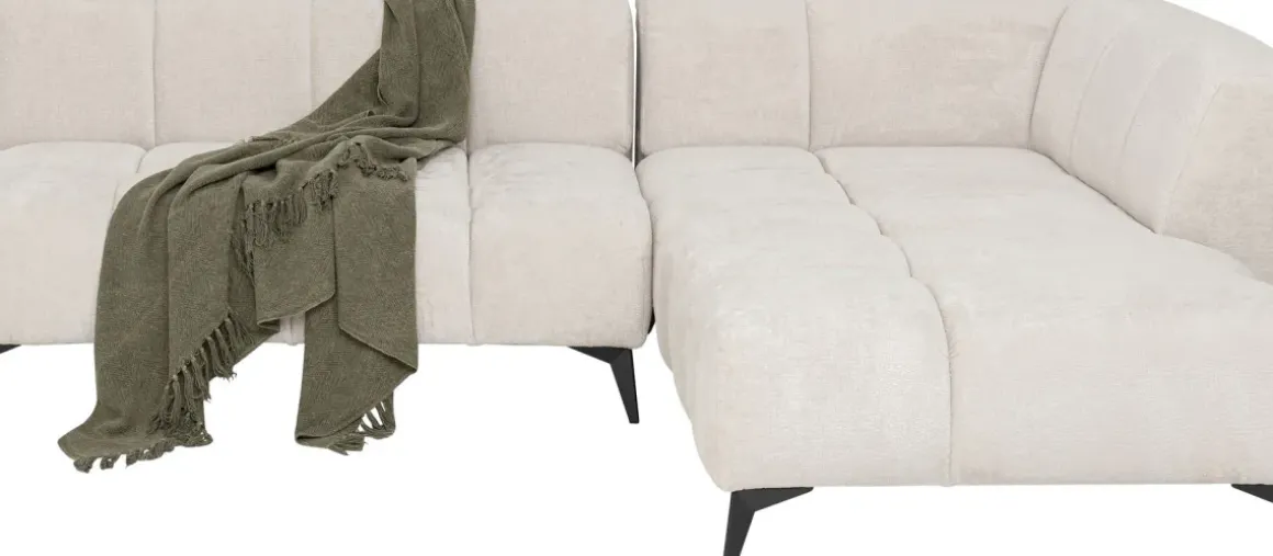 Hörnsoffa Nia Glam - Creme Höger, 250cm - KARE Design