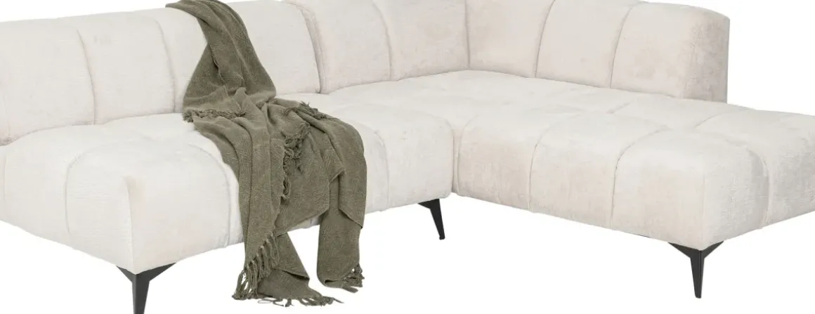Hörnsoffa Nia Glam - Creme Höger, 250cm - KARE Design