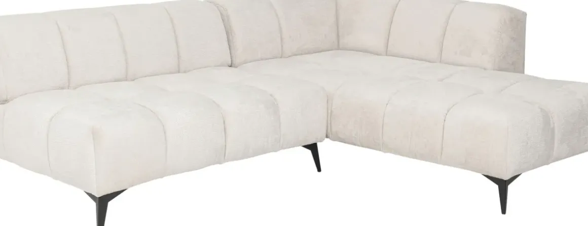 Hörnsoffa Nia Glam - Creme Höger, 250cm - KARE Design