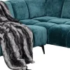 Hörnsoffa Nia Glam - Mörkgrön Höger, 250cm - KARE Design