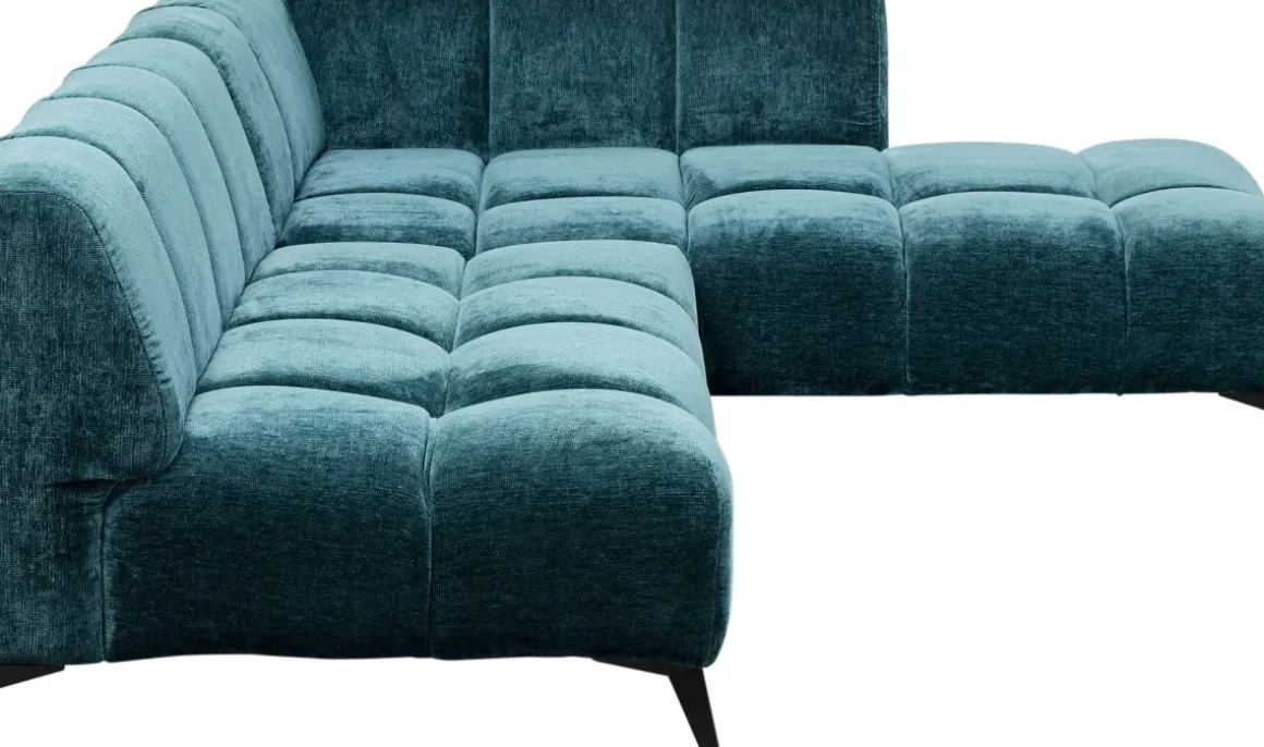 Hörnsoffa Nia Glam - Mörkgrön Höger, 250cm - KARE Design