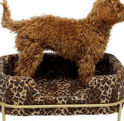Hundbädd/Kattbädd Diva Leo - Leopardmönstrad - KARE Design