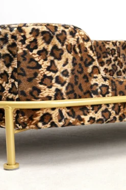 Hundbädd/Kattbädd Diva Leo - Leopardmönstrad - KARE Design