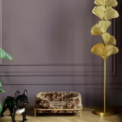 Hundbädd/Kattbädd Diva Leo - Leopardmönstrad - KARE Design