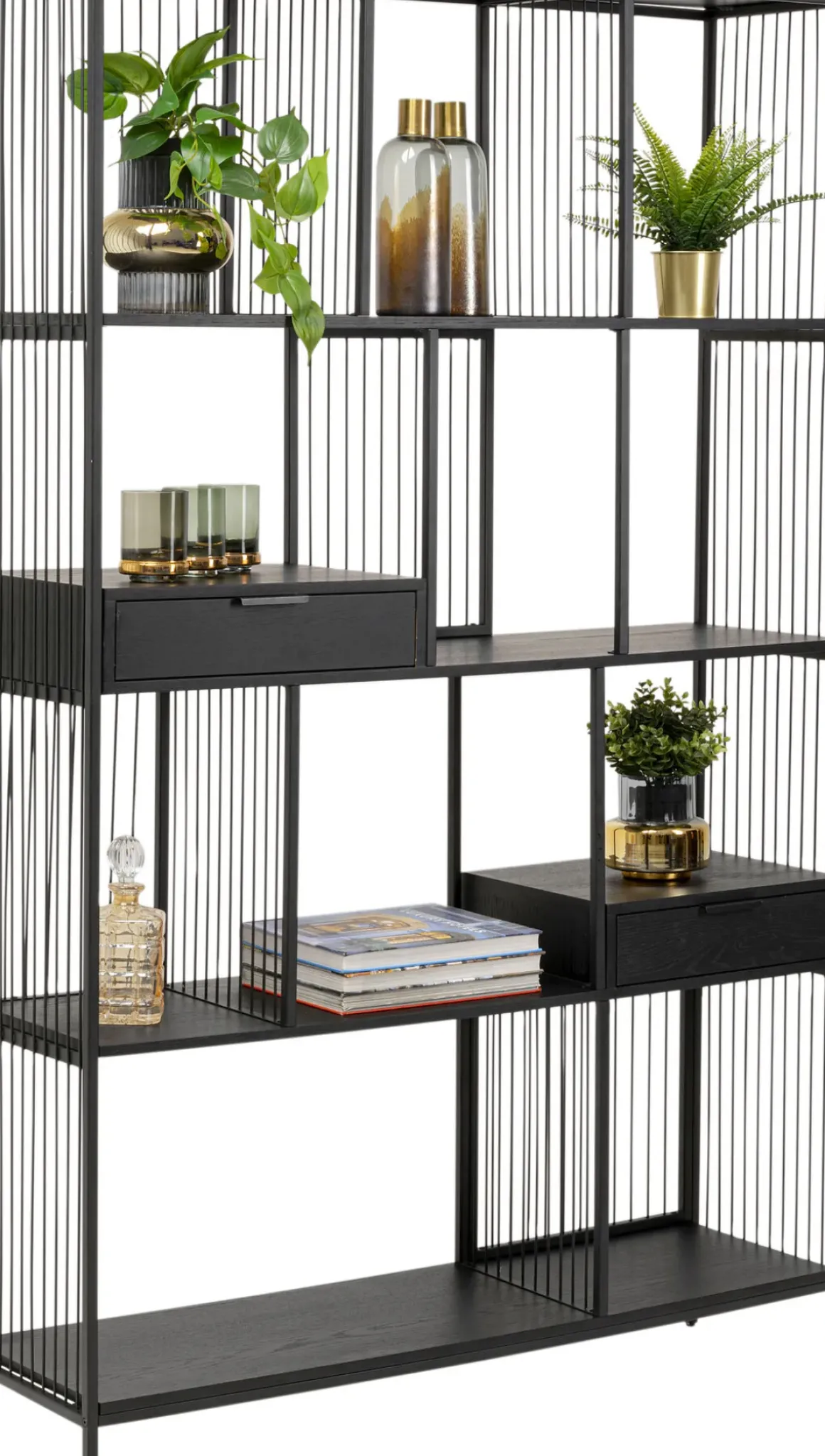Hylla Bologna - Svart, 200x125cm - KARE Design