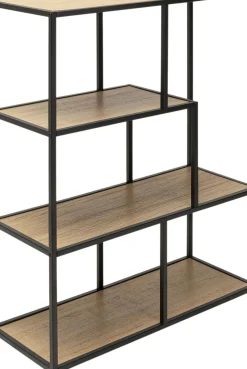 Hylla Loftie - Svart/Ek, 100x77cm - KARE Design