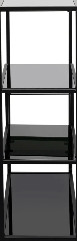 Hylla Loft - Öppen Bokhylla i Svart, 100x60cm - KARE Design