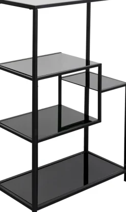 Hylla Loft - Öppen Bokhylla i Svart, 100x60cm - KARE Design