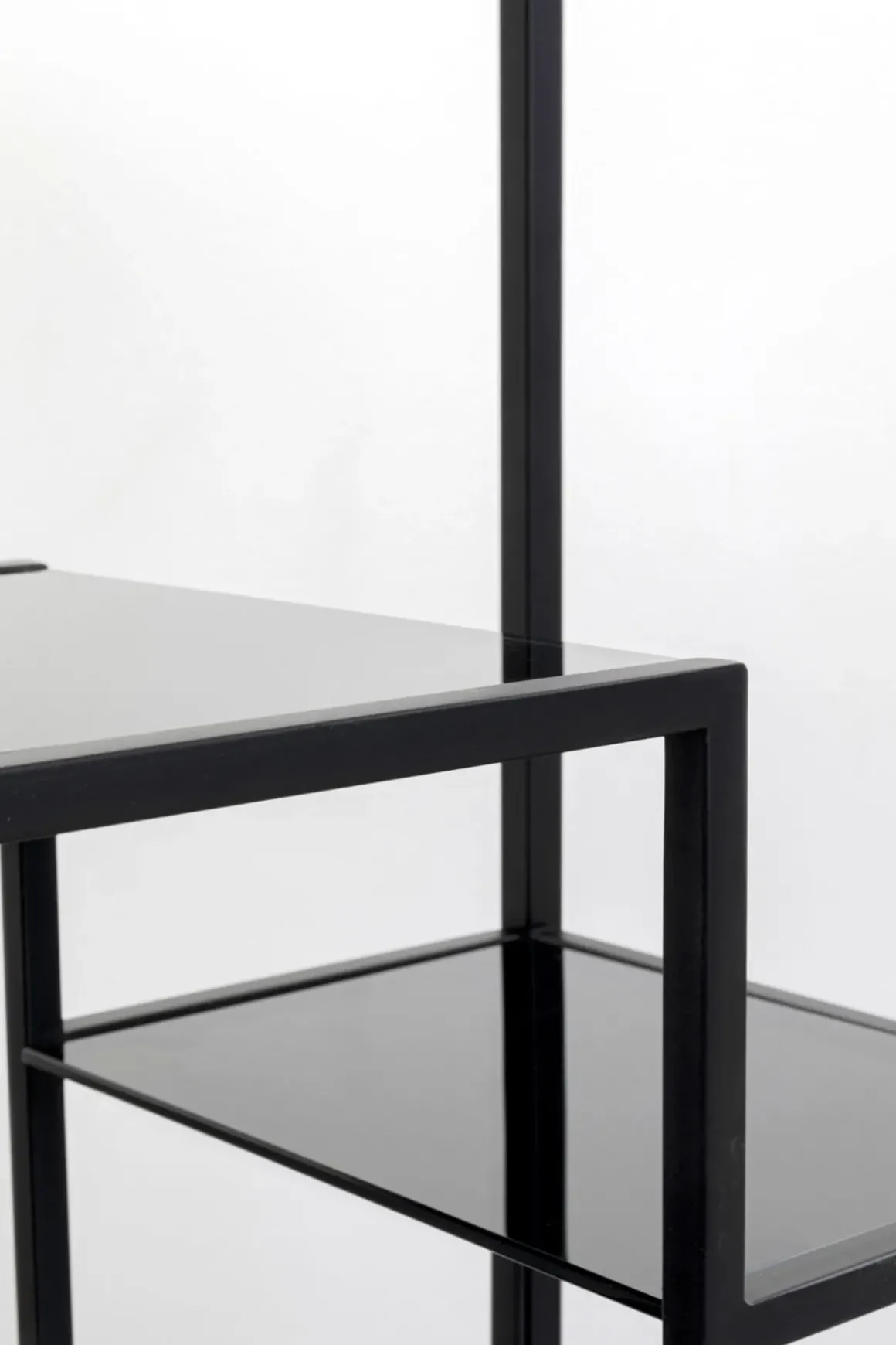 Hylla Loft - Öppen Bokhylla i Svart, 100x60cm - KARE Design
