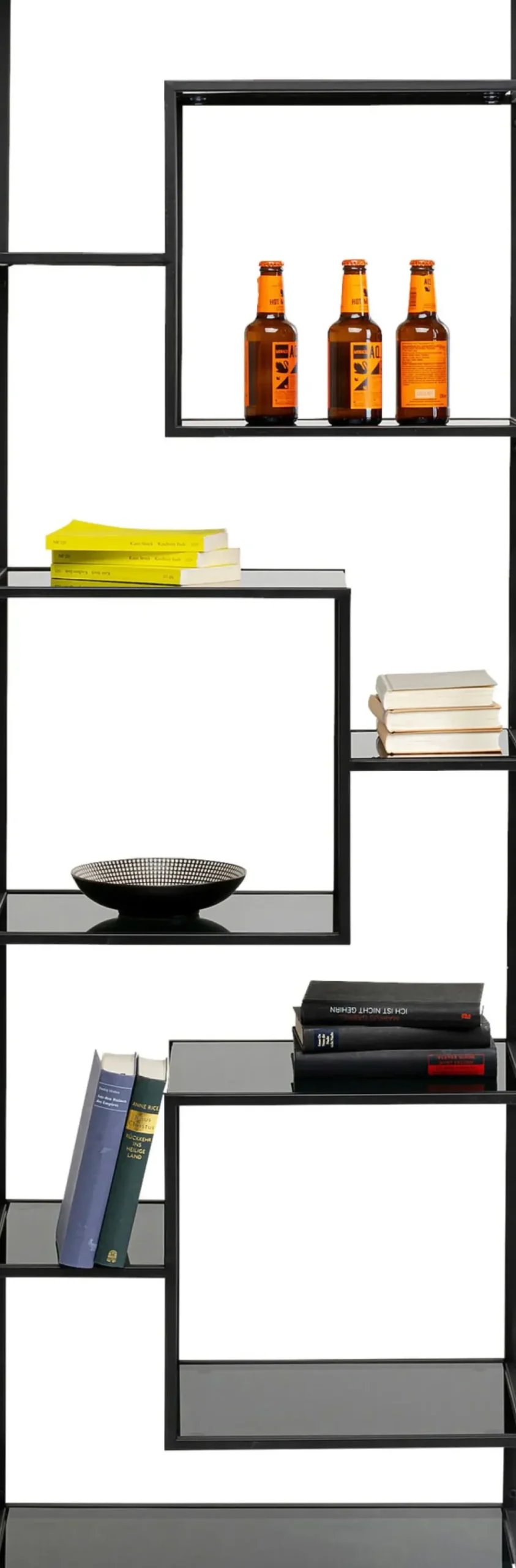 Hylla Loft - Öppen Bokhylla i Svart, 195x60cm - KARE Design