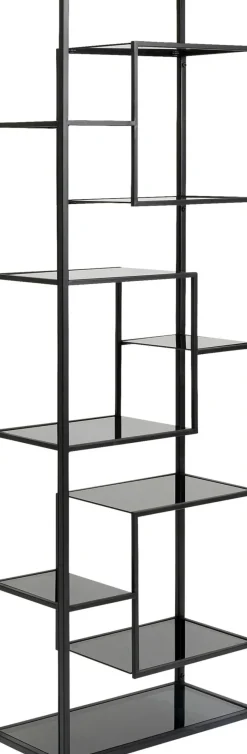 Hylla Loft - Öppen Bokhylla i Svart, 195x60cm - KARE Design