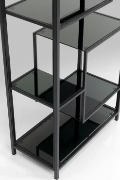 Hylla Loft - Öppen Bokhylla i Svart, 195x60cm - KARE Design