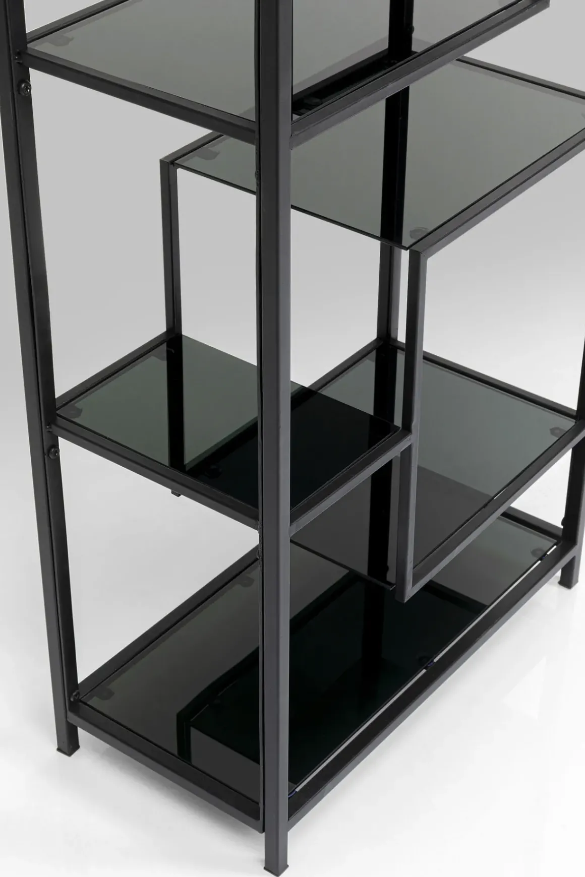 Hylla Loft - Öppen Bokhylla i Svart, 195x60cm - KARE Design