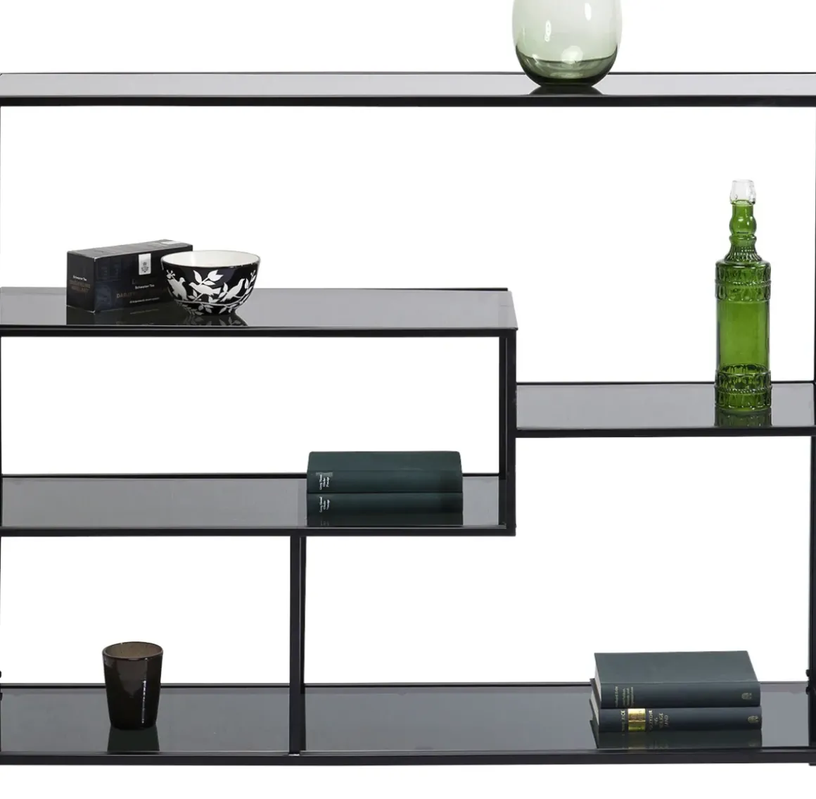 Hylla Loft - Öppen Bokhylla/Sideboard i Svart, 100x115cm - KARE Design