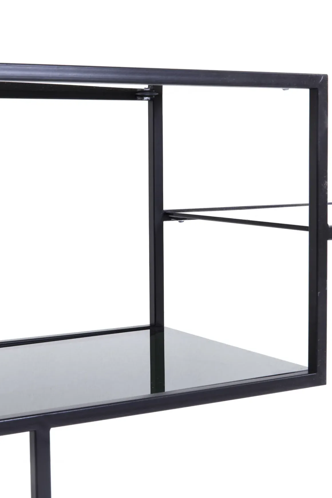 Hylla Loft - Öppen Bokhylla/Sideboard i Svart, 100x115cm - KARE Design