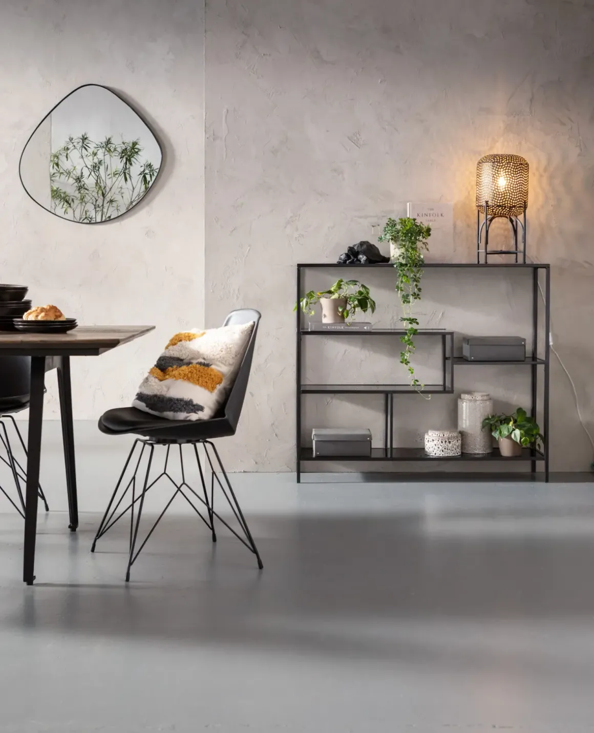 Hylla Loft - Öppen Bokhylla/Sideboard i Svart, 100x115cm - KARE Design